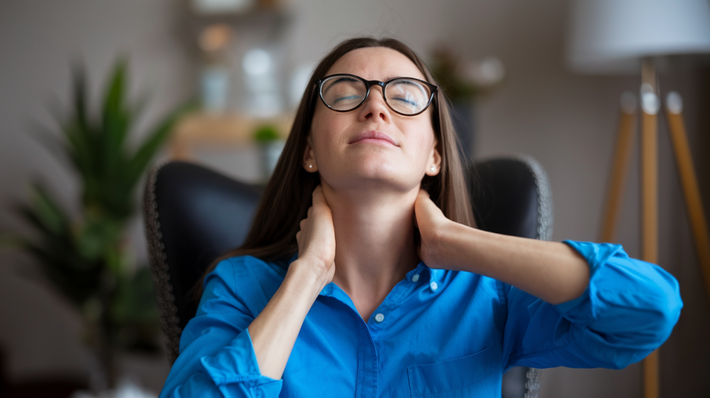 담 푸는 법 목 맛사지