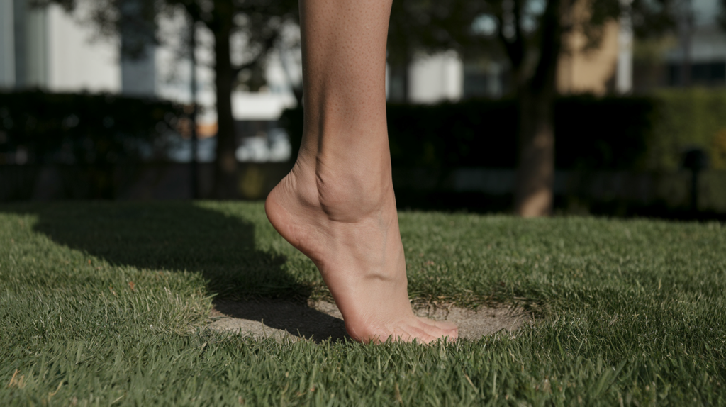 발바닥 굳은살 맨발 서