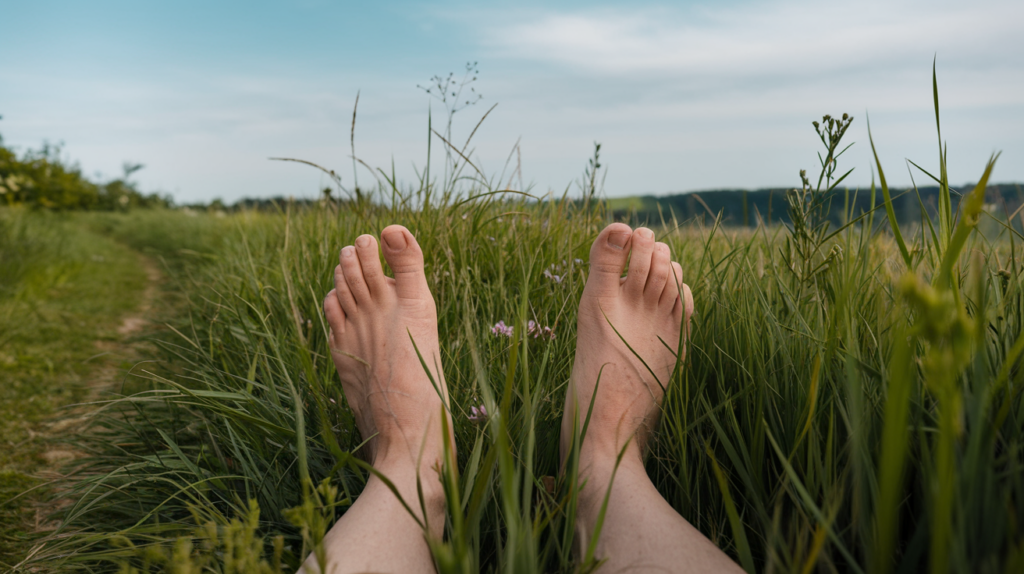 발바닥 굳은살 잔디