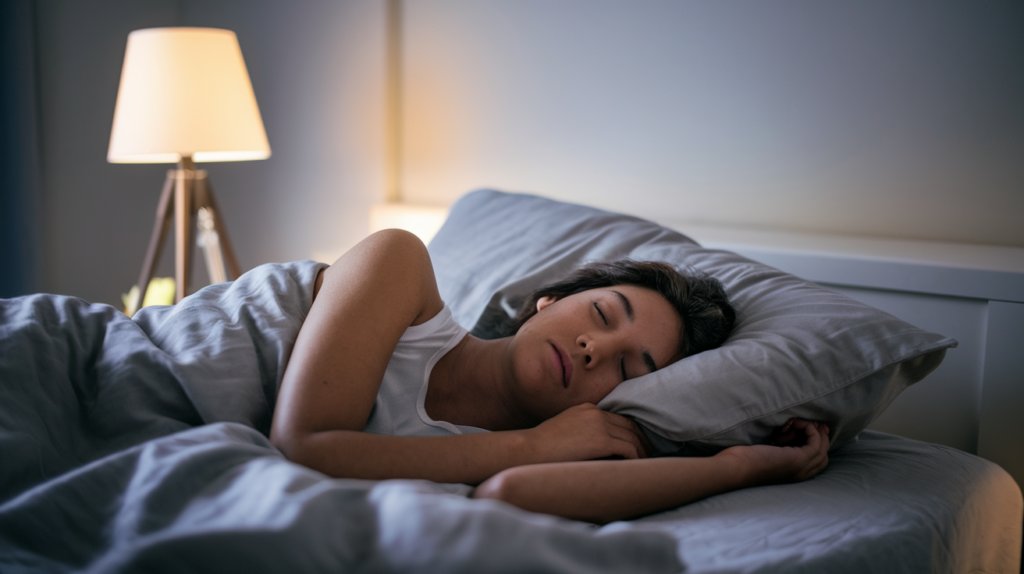 잘 때 입으로 호흡 옆으로 누워자는 모습