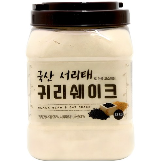 직장인 아침 간편식 귀리쉐이크