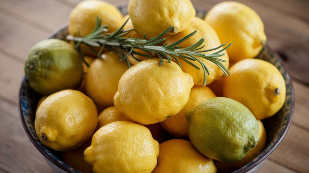 레몬수 효능 싱싱한 레몬