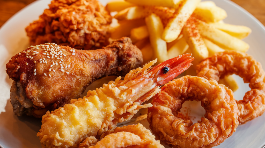 식물성 에스트로겐 튀김음식