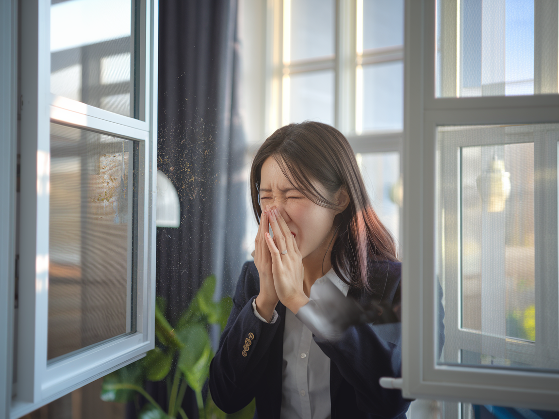 꽃가루알레르기 증상 완화