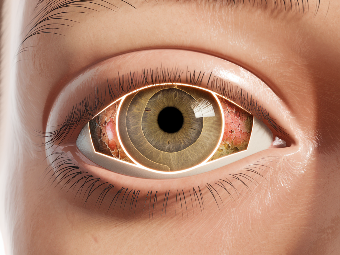 재발성각막미란 아침 눈 통증 관리